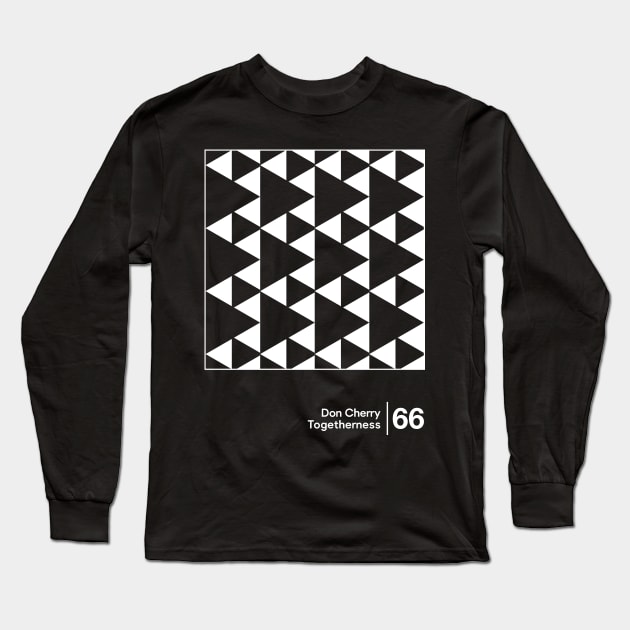 Don Cherry - Minimal Style Graphic Artwork Long Sleeve T-Shirt by saudade